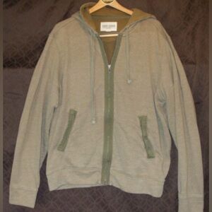 Eddie Bauer Tan/Olive Zip-Up Jacket